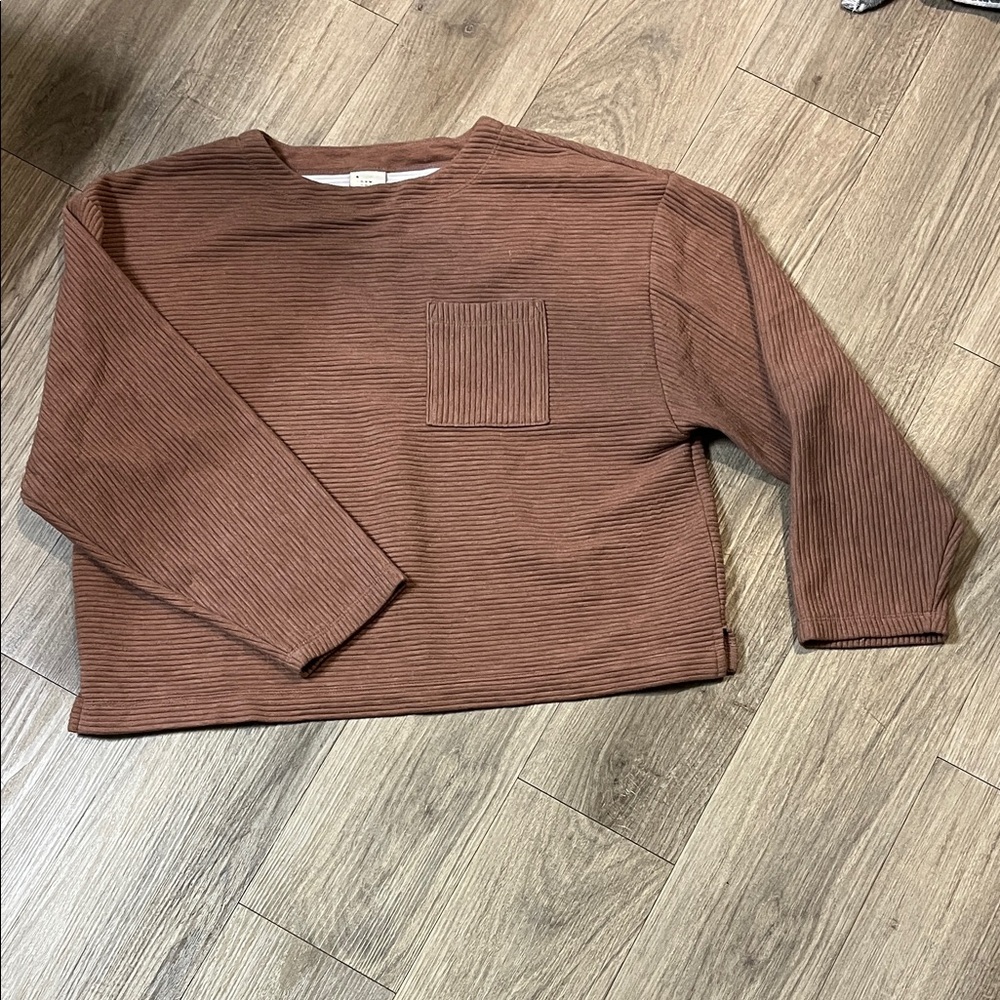 A New Day Brown Top